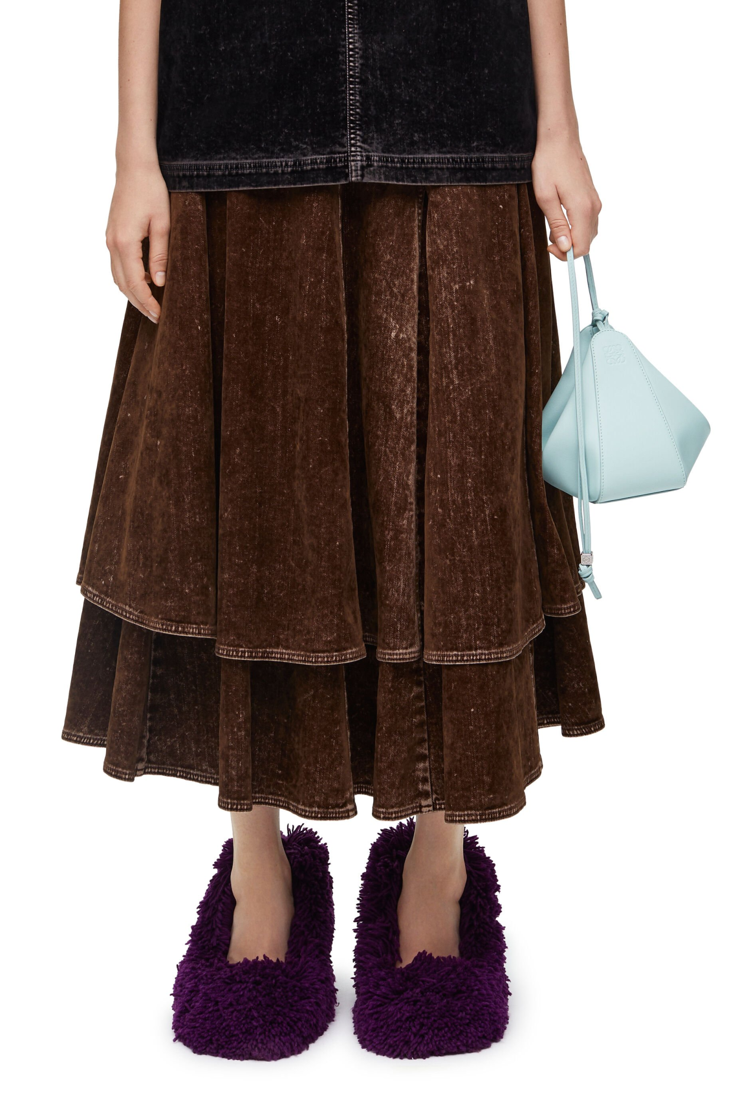 Mini Hammock Hobo bag in classic calfskin